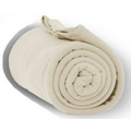 Fleece Throw Blanket 50"x60" - Cream Ivory **** FREE RUSH ****